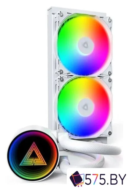 Система жидкостного охлаждения для процессора Montech LightFlow ARGB 240 (белый) в магазине 575.by