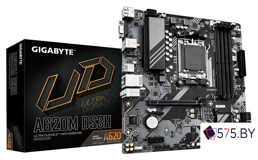 Материнская плата Gigabyte A620M DS3H (rev. 1.0) в магазине 575.by