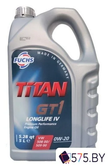 Моторное масло Fuchs Titan GT1 Longlife IV 0W-20 5л в магазине 575.by