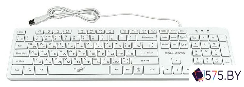 Клавиатура Dialog Gan-Kata KGK-17U (белый) в магазине 575.by