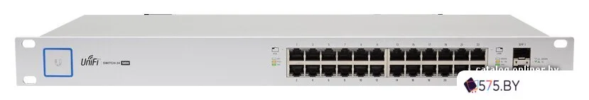 Управляемый коммутатор 2-го уровня Ubiquiti UniFi Switch 24 в магазине 575.by