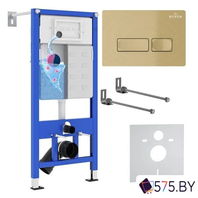 Инсталляция для унитаза Roxen StounFix Dual Fresh 968047 в магазине 575.by