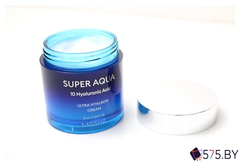 Косметика по уходу за лицом Missha Крем для лица Super Aqua Ultra Hyalron Cream Интенсивно увлажняющий 70 мл в магазине 575.by