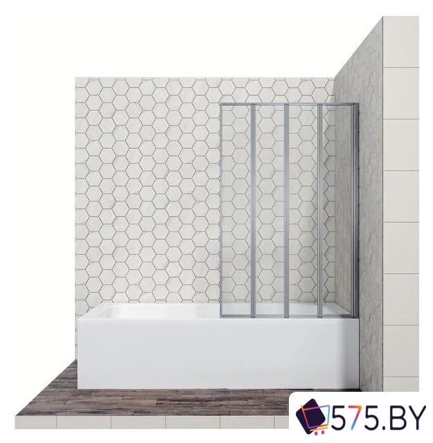 Стеклянная шторка для ванны Ambassador Bath Screens 16041111R 100 в магазине 575.by
