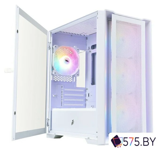 Корпус 1stPlayer TRILOBITE T4 MESH FRGB (белый) в магазине 575.by