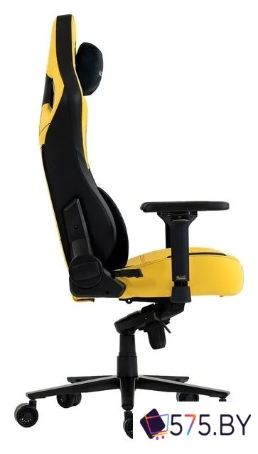 Игровое (геймерское) кресло Evolution Nomad PRO Cyberpunk Core (черный/желтый) в магазине 575.by