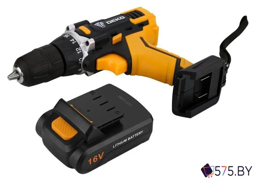 Дрель-шуруповерт Deko DKCD16FU-Li 063-4098 (с 1-им АКБ) в магазине 575.by