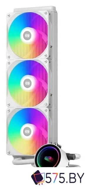 Система жидкостного охлаждения для процессора PCCooler DA360 ARGB (белый) в магазине 575.by