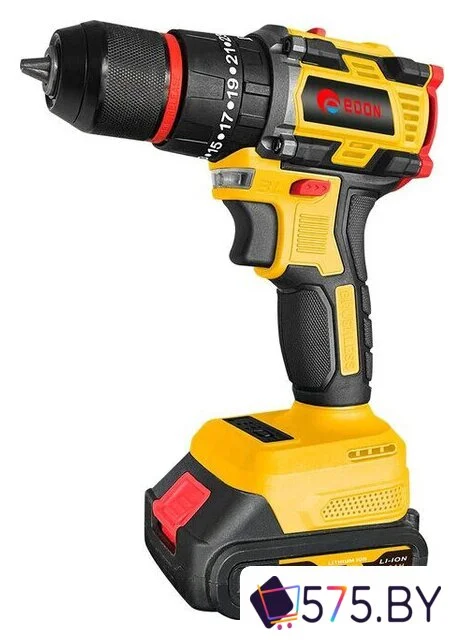 Дрель-шуруповерт Edon AD-21PBL (с 2-мя АКБ, кейс, набор оснастки) в магазине 575.by