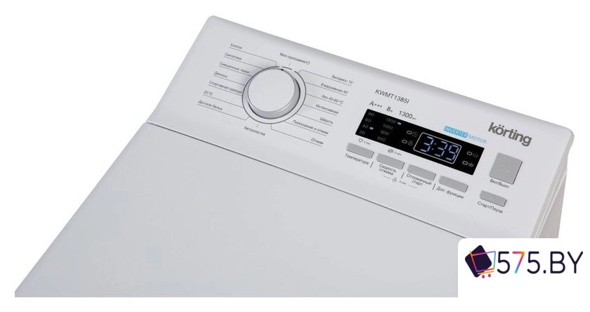 Стиральная машина с вертикальной загрузкой Korting KWMT 1385 I в магазине 575.by