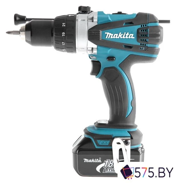 Ударная дрель-шуруповерт Makita DHP458RFE (с 2-мя АКБ, кейс) в магазине 575.by