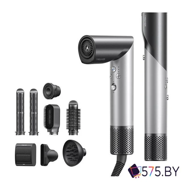 Фен-стайлер Trouver Master 10 MyltiStyler Lunar AMMA10 (серебристый) в магазине 575.by