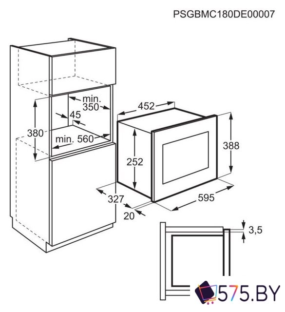 Микроволновая печь Electrolux LMS2203EMX в магазине 575.by