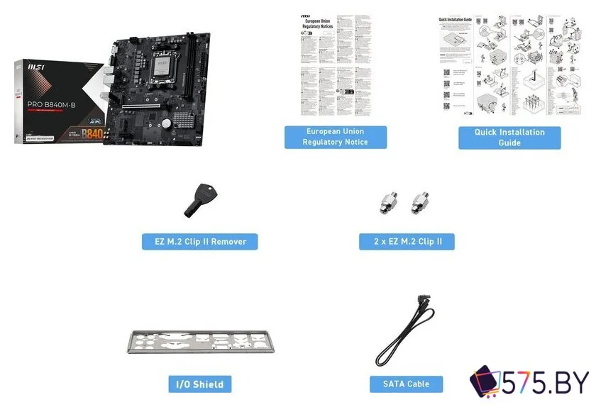 Материнская плата MSI Pro B840M-B в магазине 575.by