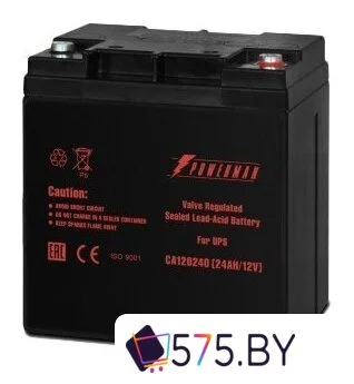 Аккумулятор для ИБП Powerman CA12240/UPS (12В/24 А·ч) в магазине 575.by