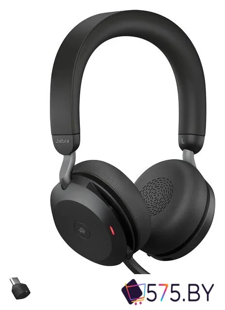 Офисная гарнитура Jabra Evolve2 75 MS Stereo USB-C (черный) в магазине 575.by
