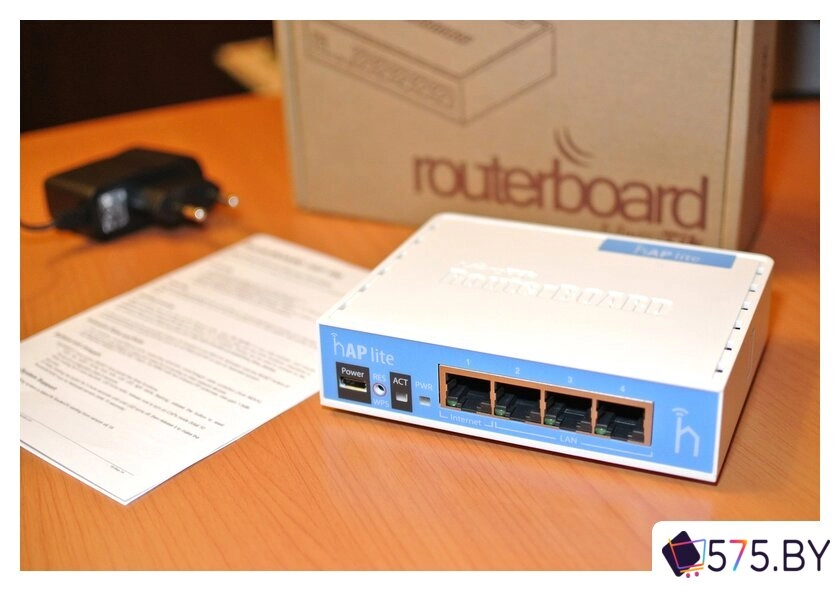 Wi-Fi роутер Mikrotik hAP lite (RB941-2nD) в магазине 575.by