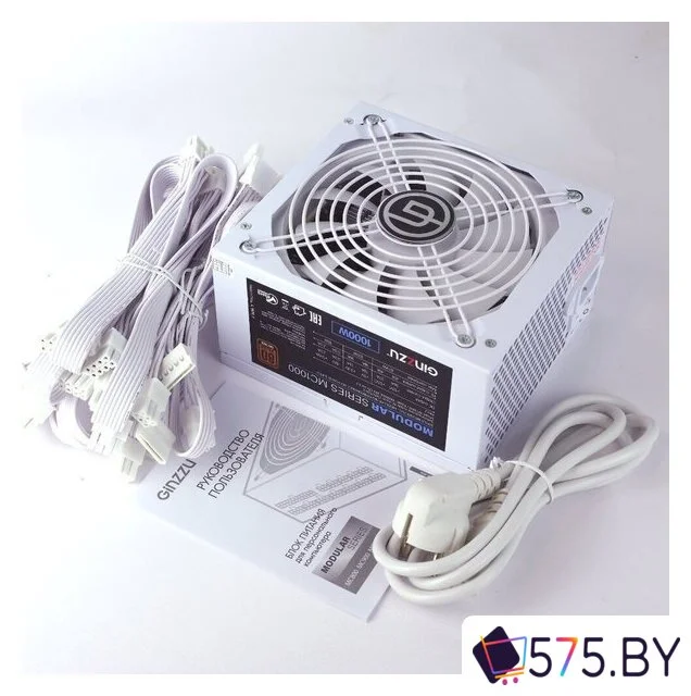 Блок питания Ginzzu MC1000 (белый) в магазине 575.by