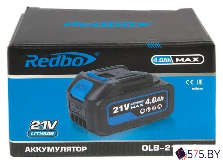 Аккумулятор для инструмента Redbo OLB-21/4.0 (21В/4 Ah) в магазине 575.by