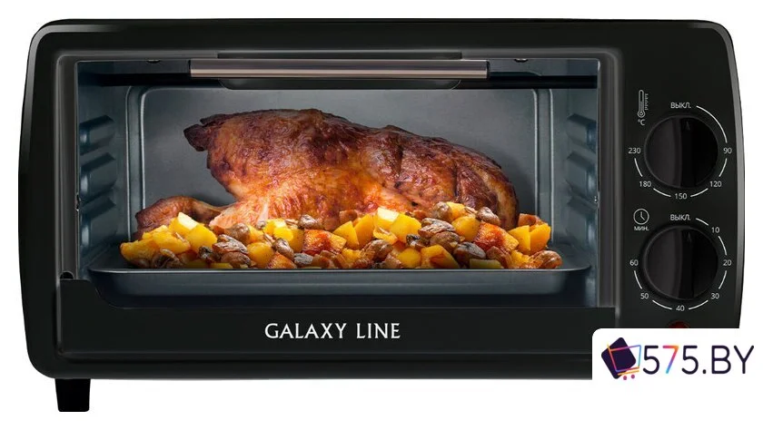Мини-печь Galaxy Line GL2625 (черный) в магазине 575.by