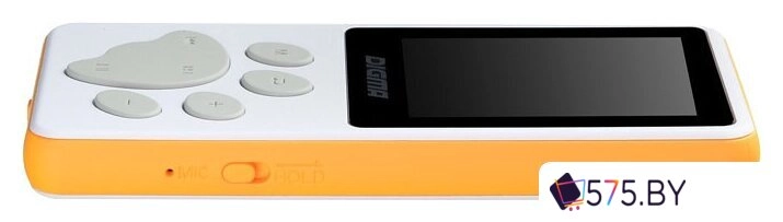 Плеер MP3 Digma S4 8GB (белый/оранжевый) в магазине 575.by