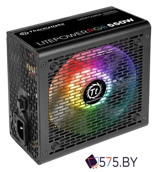 Блок питания Thermaltake Litepower RGB 550W LTP-550AL2NK в магазине 575.by
