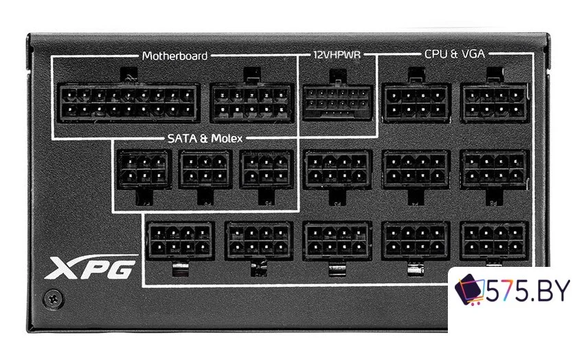 Блок питания ADATA XPG Cybercore II 1300W CYBERCOREII1300P-BKCEU в магазине 575.by