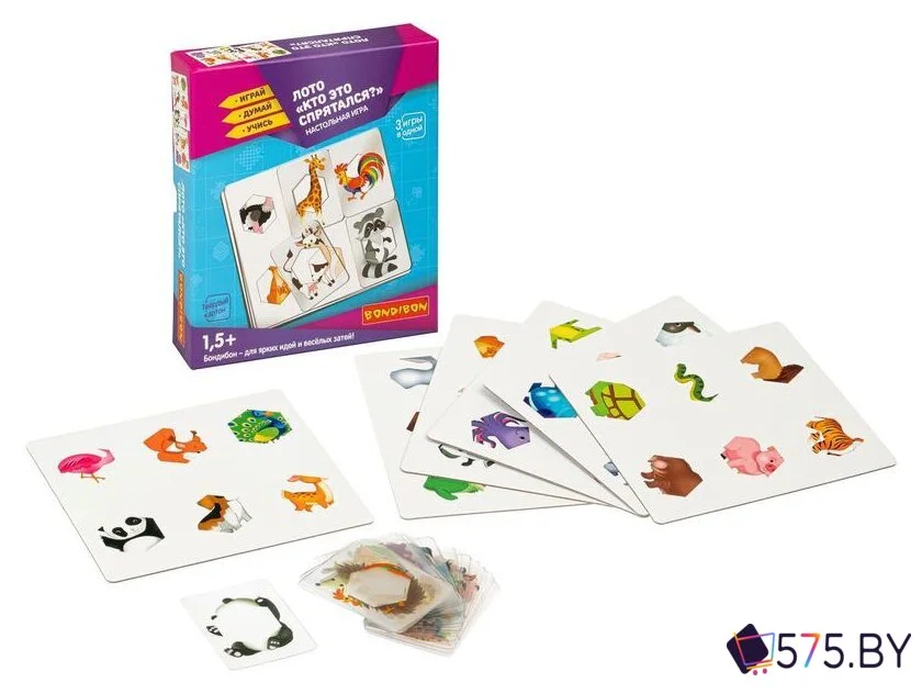 Развивающая игра Bondibon Лото Кто это спрятался? ВВ4706 в магазине 575.by