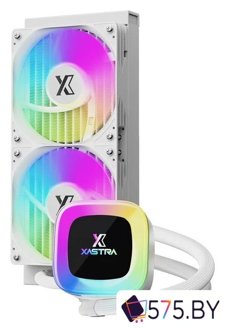 Система жидкостного охлаждения для процессора XASTRA LP240 ARGB WH в магазине 575.by