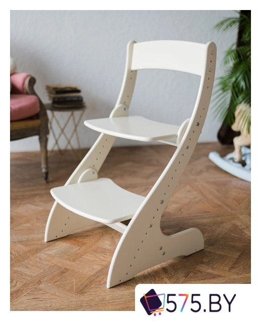 Растущий стул Друг Кузя Растущий Павлин (слоновая кость) в магазине 575.by