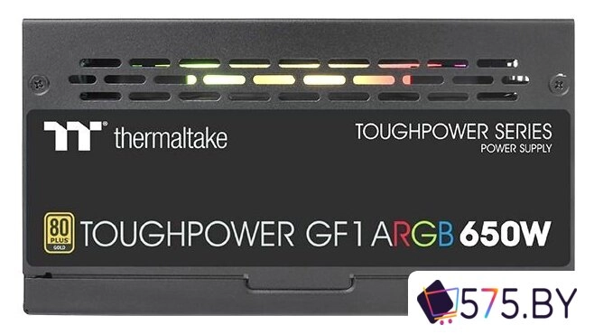 Блок питания Thermaltake Toughpower GF1 ARGB 650W Gold TT Premium TTP-650AH3FCG-U в магазине 575.by