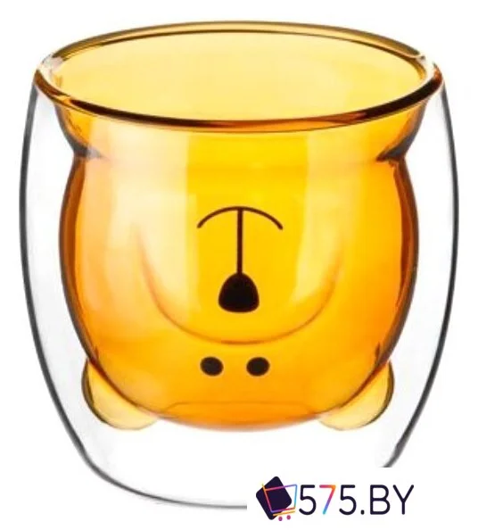 Стакан Perfecto Linea Bear 30-125002 (оранжевый) в магазине 575.by