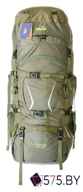 Туристический рюкзак TRAMP Ragnar 75+10 (зеленый) в магазине 575.by