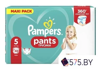 Трусики-подгузники Pampers Pants 5 Junior (42 шт) в магазине 575.by