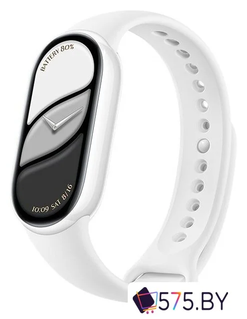 Фитнес-браслет Xiaomi Smart Band 10 (белая керамика, с белым силиконовым ремешком, международная версия) в магазине 575.by