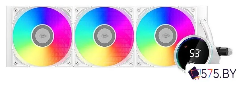 Система жидкостного охлаждения для процессора PCCooler DA360 Pro ARGB Digital (белый) в магазине 575.by