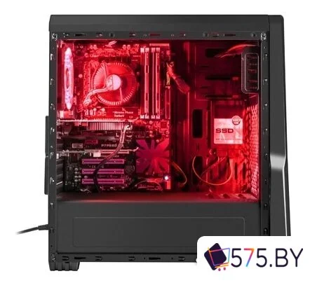 Корпус Genesis Titan 800 (красная подсветка) в магазине 575.by