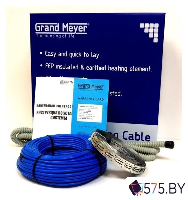 Нагревательный кабель Grand Meyer THC20-160 160 м 3200 Вт в магазине 575.by