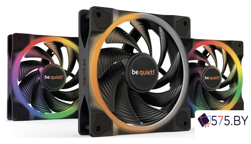 Комплект вентиляторов для корпуса с контроллером be quiet! Light Wings 120mm PWM High-Speed Triple-Pack BL077 в магазине 575.by