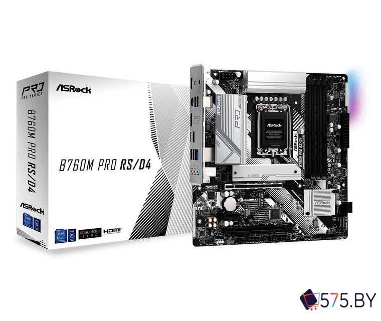 Материнская плата ASRock B760M Pro RS/D4 в магазине 575.by
