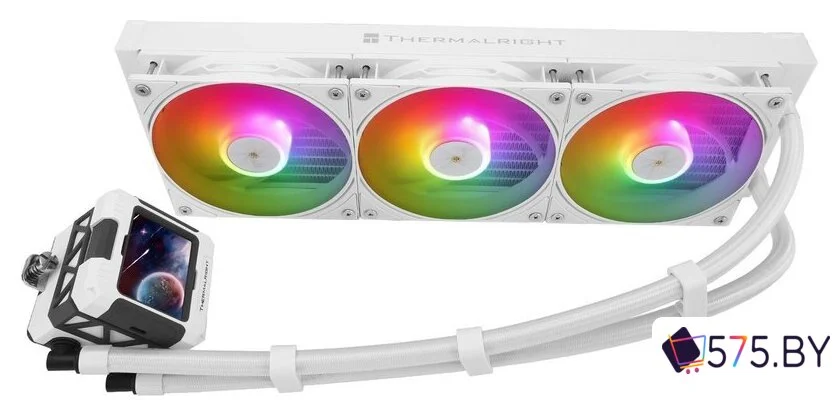 Система жидкостного охлаждения для процессора Thermalright Frozen Warframe 360 ARGB (белый) в магазине 575.by