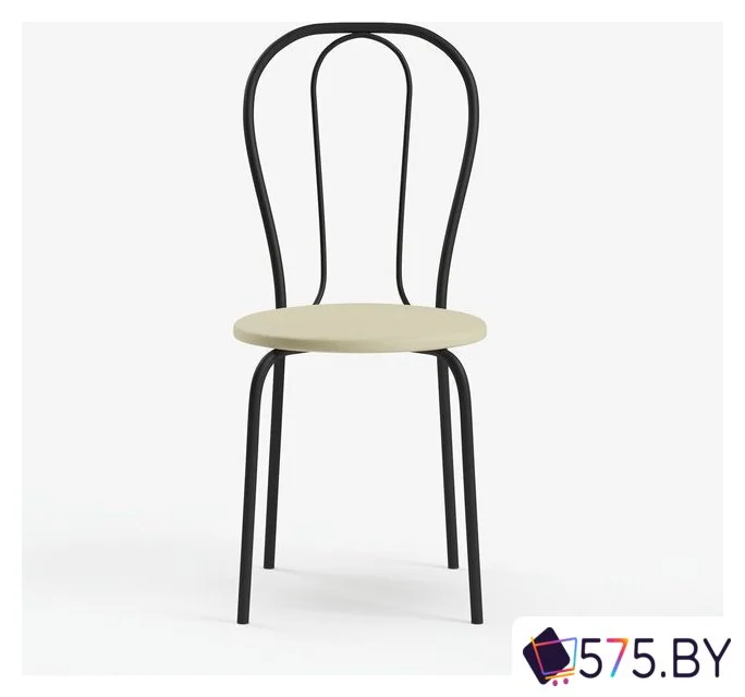 Стул Mio Tesoro Тюльпан Плюс (бежевый/черный) в магазине 575.by
