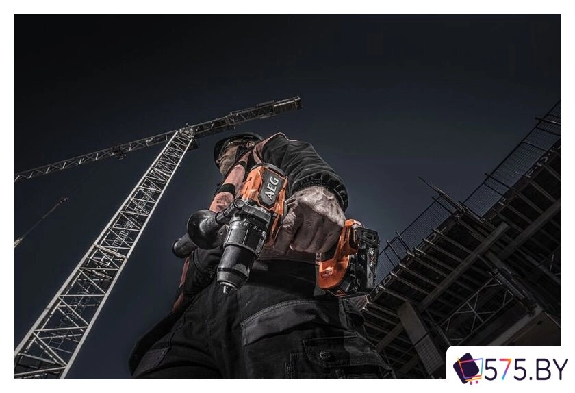 Ударная дрель-шуруповерт AEG Powertools BSB 18C3BL-402C 4935478938 (с 2-мя АКБ 4 Ач, кейс) в магазине 575.by