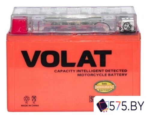 Мотоциклетный аккумулятор VOLAT YT9B-4(iGEL) (8 А·ч) в магазине 575.by