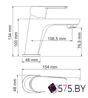 Смеситель Wasserkraft Dill 6103 в магазине 575.by
