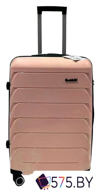 Чемодан-спиннер DoubleW YF-PP02 (L, розовый) в магазине 575.by