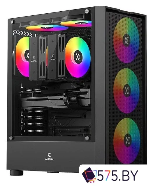 Корпус XASTRA A301 4FRGB (черный) в магазине 575.by
