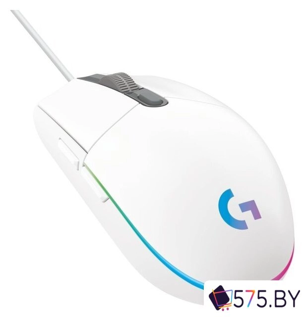 Игровая мышь Logitech G102 Lightsync (белый) в магазине 575.by