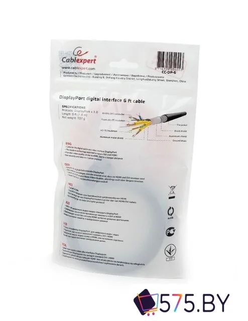 Кабель Cablexpert CC-DP-6 в магазине 575.by