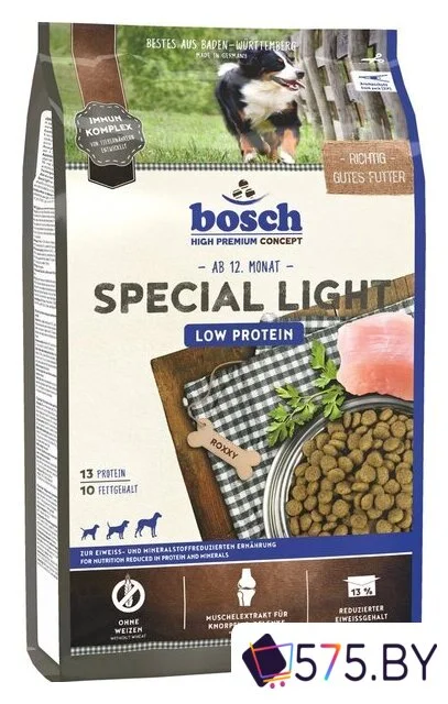 Сухой корм для собак Bosch Special Light 2.5 кг (Спешел Лайт) в магазине 575.by